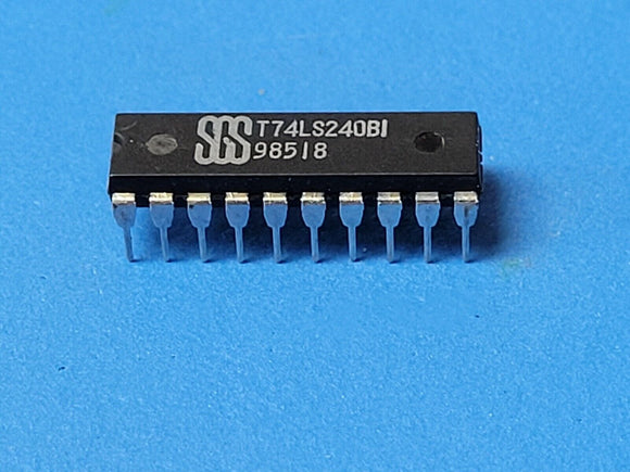 (10 PCS) T74LS240B1 STMICRO Bus Driver 2-Func 4-Bit Inverted Output TTL DIP20