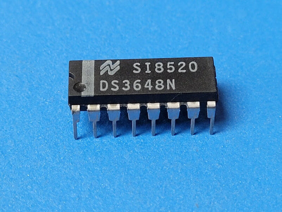 (1 PC) DS3648N NSC Multiplexer, 4-Func, 2 Line Input, TTL, PDIP16