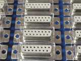 (10) D-SUB 15-Pin DB15 HD15 VGA SVGA Female Assembly Solder Connector Cup Socket