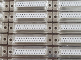 (50) D-SUB 25-Pin DB25 VGA SVGA Female Assembly Solder Connector Cup Socket