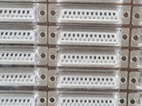 (50) D-SUB 25-Pin DB25 VGA SVGA Female Assembly Solder Connector Cup Socket