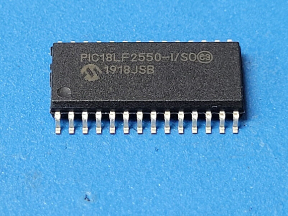 (1 PC) PIC18LF2550-I/SO MCU 8-bit PIC RISC 32KB Flash 2.5V/3.3V/5V SOIC-28 ROHS
