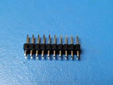 (10 PCS) PH1S25-210GBBU Pin Header 2.54mm 2 Row x 10 H=2.52mm Straight GOLD 10u"