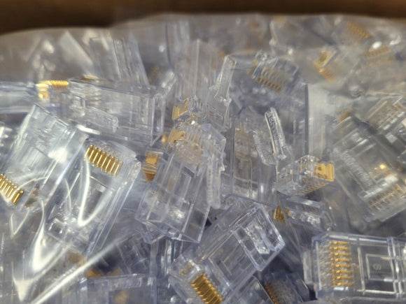 (10 PCS) 111-08080090L34 Sentinel Unshielded RJ45 Modular Plug, CAT 6 ...