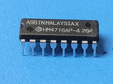 (4 PCS) HM4716AP-4 HIT Page Mode DRAM, 16KX1, 250ns, MOS, PDIP16