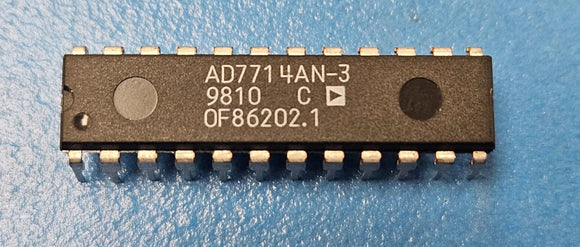 (1PC) AD7714AN-3 Single ADC Delta-Sigma 1ksps 24-bit Serial 24-Pin PDIP