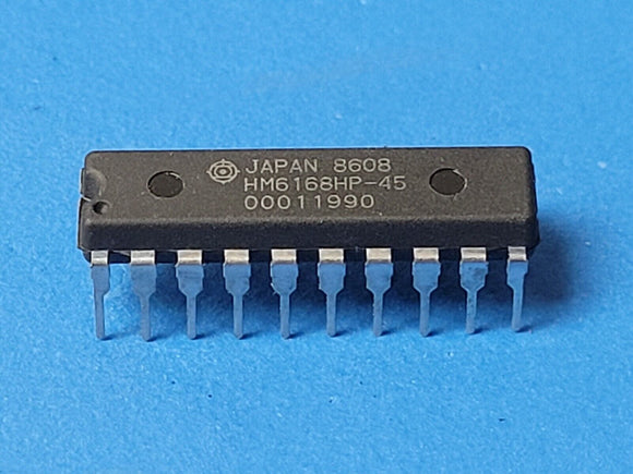 (1 PC) HM6168HP45 SRAM Chip Async Single 5V 16K-Bit 4K x 4 45ns 20-Pin PDIP