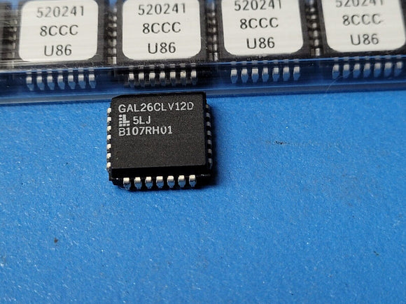 (1 PC) GAL26CLV12D-5LJ EE PLD, 5ns, PAL-Type, CMOS, PLCC28
