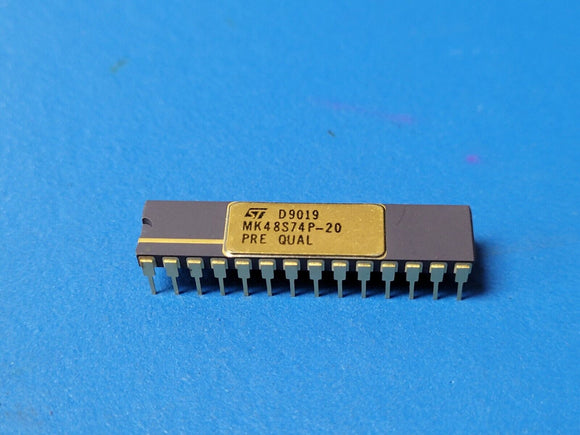 (1 PC) MK48S74P-20 STMICRO Cache Tag SRAM, 8KX8, 20ns, CMOS, GOLD CDIP28