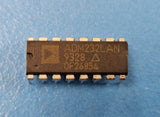 (5PCS) ADM232LAN Line Transceiver, 2 Func, 2 Driver, 2 Rcvr, CMOS, PDIP16