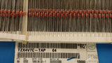 (75 PCS) TZX4V7C VISHAY VISHAY Diode Zener Single 4.7V 2% 500mW 2-Pin DO-35 Ammo