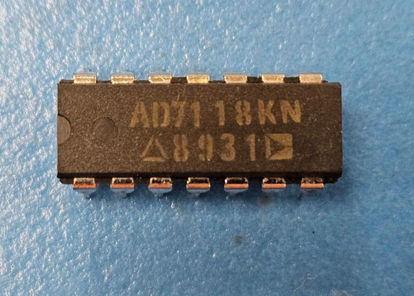 (1PC) AD7118KN D/A Converter, 1 Func, Parallel, Word Input Loading, PDIP16