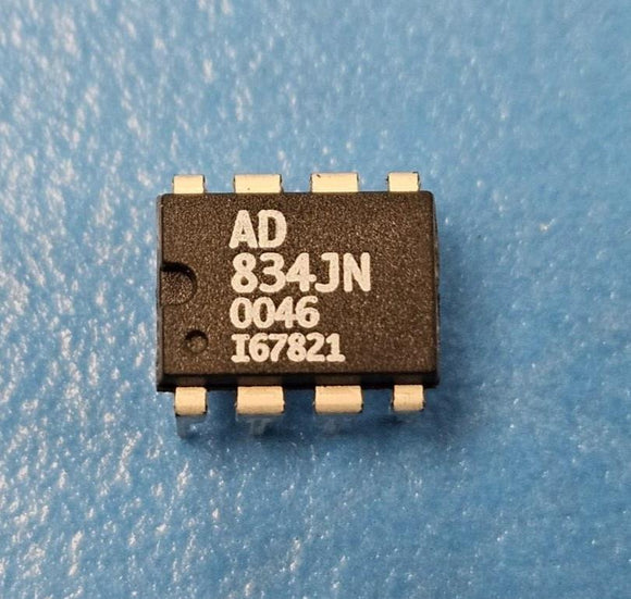 (1) AD834JN Analog Multiplier/Divider, 1 Func, 500MHz Band Width, BIPolar, PDIP8