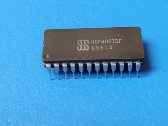 (1 PC) HCF4067BF SGS Single-Ended Multiplexer 1 Func 16 Channel CMOS CDIP24