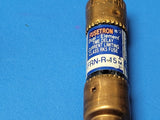 FRN-R-15 BUSSMAN Fuse, Dual Element, Time-Delay, 15 A, 250 VAC/125 VDC, 0.56 +/-