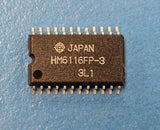 (2PCS) HM6116FP-3 Hitachi Standard SRAM, 2KX8, 150ns, CMOS, SOIC24