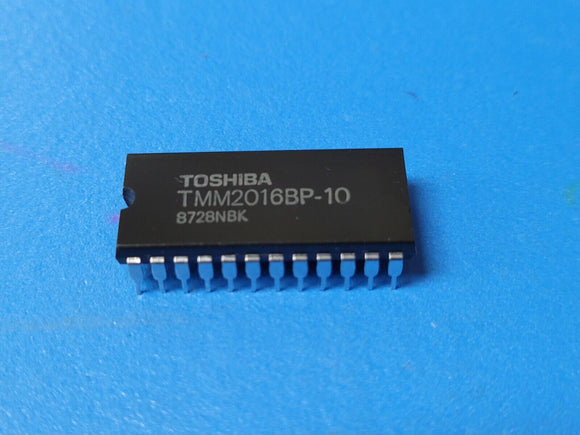 (2 PCS) TMM2016BP-10 Standard SRAM, 2KX8, 100ns, NMOS, PDIP24