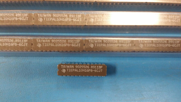 (1 PC) TIEPAL10H16P8-6CJT TI OT PLD, 6ns, PAL-Type, ECL, CDIP24
