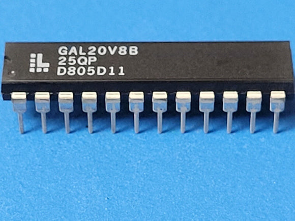(1 PC) GAL20V8B-25QP LATTICE IC CPLD 8MC 25NS 24DIP