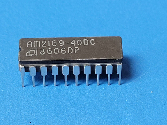 (1 PC) AM2169-40DC AMD Standard SRAM, 4KX4, 40ns, NMOS, CDIP20