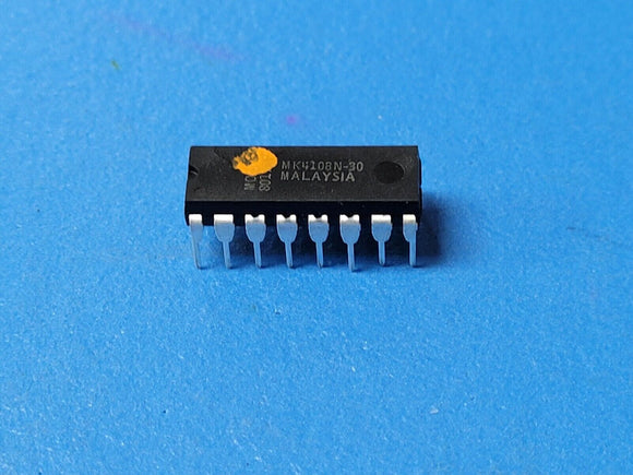(1 PC) MK4108N-30 MOSTEK IC PDIP 16 PIN
