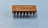 (2PCS) 54LS174DMQB FSC D Flip-Flop, LS Series, 1-Func,  , 6-Bit, TTL, CDIP16