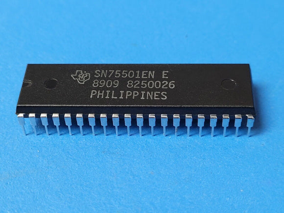 (1 PC) SN75501EN TI AC Plasma Driver, 32-Segment, BICMOS, PDIP40