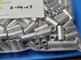 (25 PCS) 1129-6-AL-0 RAF ROUND SPACER ALUMINUM 9/16"
