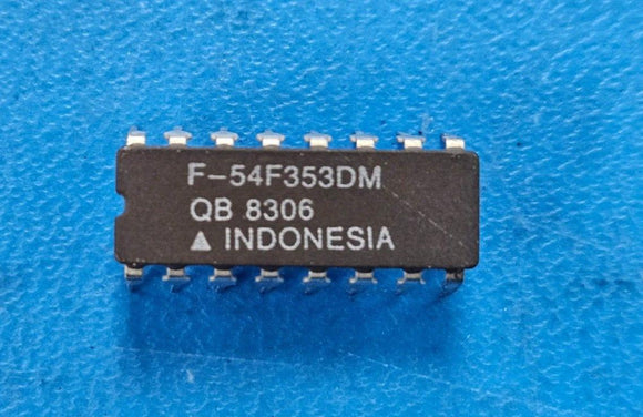 (1PC) 54F353DMQB Multiplexer, F/FAST Series, 2-Func, 4 Line Input, CDIP16