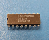 (1PC) 54LS160ADMQB Decade Counter, Synchronous, Up Direction, TTL, CDIP16