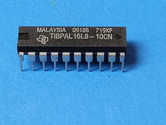 (1 PC) TIBPAL16L8-10CN TI OT PLD, 10ns, PAL-Type, TTL, PDIP20