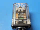 (1 PC) MKH2A-12VAC LINE ELECTRIC, RELAY DPDT, 120VAC COIL, 10A CONTACTS