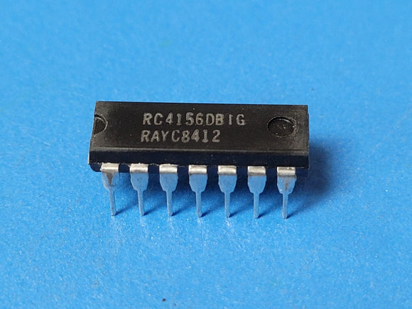 (1 PC) RC4156DBIG Operational Amplifier 4 Func 6500uV Offset-Max BIPolar PDIP14