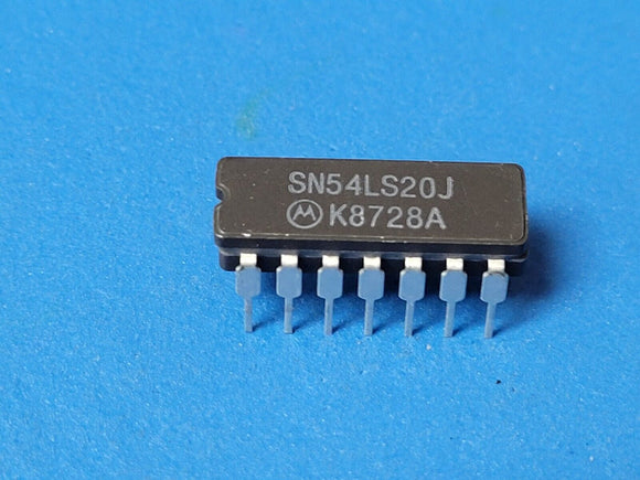 (1 PC) SN54LS20J MOT NAND Gate 2-Element 4-IN Bipolar 14-Pin CDIP