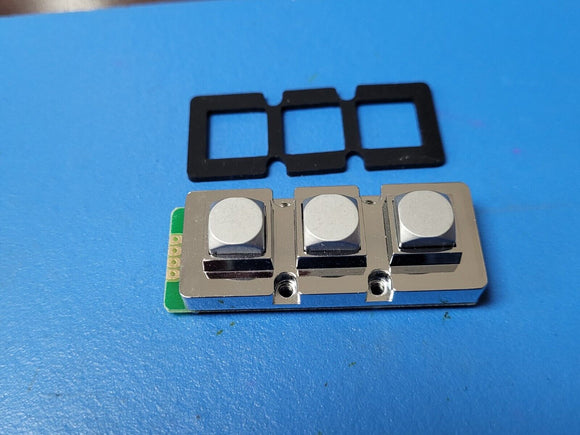 (1 PC) MCAK103BSSSWPMM MULTICOMP Switch, Keypad, 1X3, 20Ma, 24V ROHS