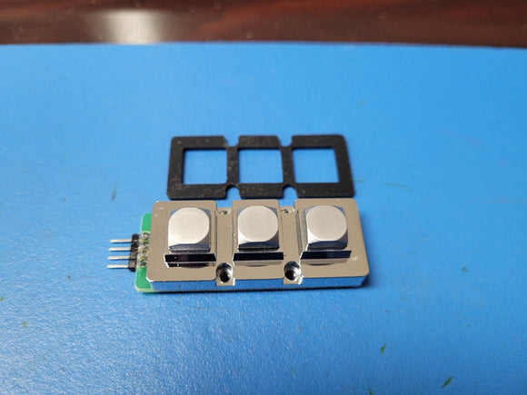 (1 PC) MCAK103BSSSWPMM MULTICOMP Switch, Keypad, 1X3, 20Ma, 24V WITH PINS ROHS