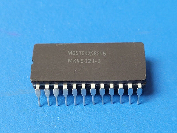 (1 PC) MK4802J-3 MOSTEK IC STATIC RAM 2K X 8 NMOS CDIP-24