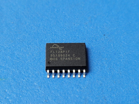 (1 PC) S25FL128P0XMFI001 FLASH - NOR Memory IC 128Mbit SPI 104 MHz 16-SOIC