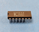 (3PCS) CA3046 SGS RF Small Signal Bipolar Transistor, 0.05A NPN 14-DIP