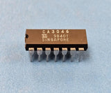 (3PCS) CA3046 SGS RF Small Signal Bipolar Transistor, 0.05A NPN 14-DIP