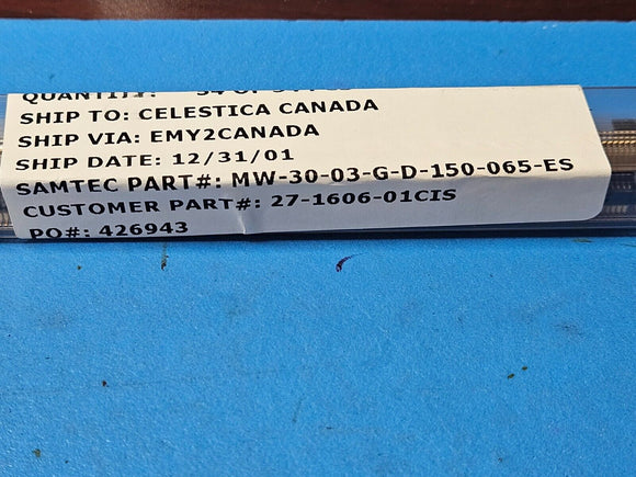 (1 PC) MW-30-03-G-D-150-065-ES SAMTEC CONN HDR 60POS 0.039 STACK SMD