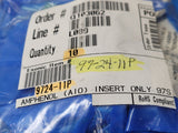 (1 PC) 97-24-11P AMPHENOL Connector Circular Insert PIN 9 POS 24-11 Solder