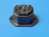 (1PC) EAC305 Switchcraft Female Panel Mount Connector 15A @ 250V AC, IEC320 Type