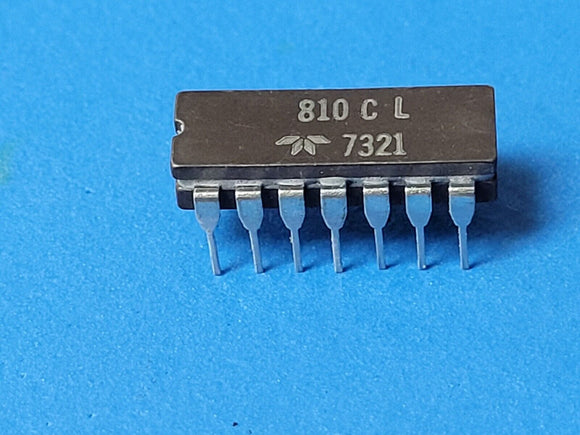 (1 PC) 810CL TELEDYNE VINTAGE RARE IC 14PIN CDIP COLLECTABLE 1973 DATE CODE