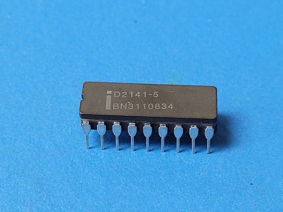 (1 PC) D2141-5 INTEL Standard SRAM, 4KX1, 250ns, MOS, CDIP18