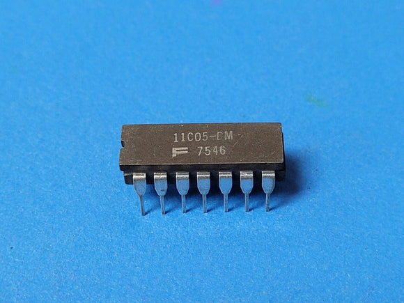(1 PC) 11C05DM FSC VINTAGE RARE Prescaler, ECL Series, 1-Func, ECL, CDIP14