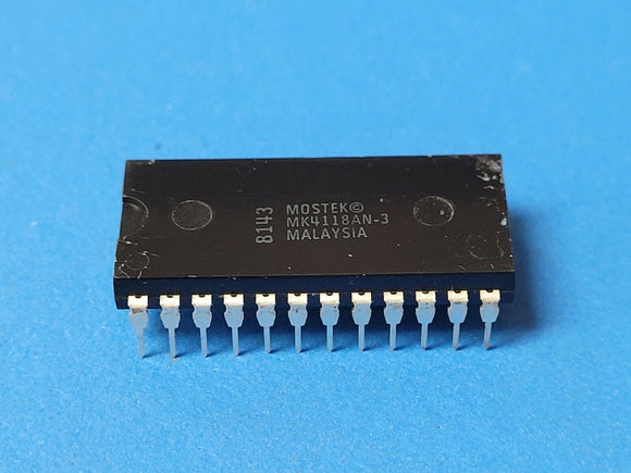(1 PC) MK4118AN-3 MOSTEK VINTAGE VERY RARE 1Kx8-bit static RAM 200ns PDIP-24