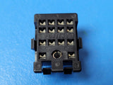 (2 PCS) FUJITSU 20614-80 14 PIN RELAY SOCKET W/CLIP