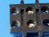 (2 PCS) 601GP-01 MARATHON TERMINAL BLOCK, DOUBLE ROW, OPEN