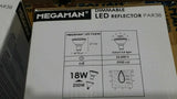 (24 PCS) MEGAMAN LR3218d-250H45D-GU24-3500K-120V 18Watt PAR38 Flood LED